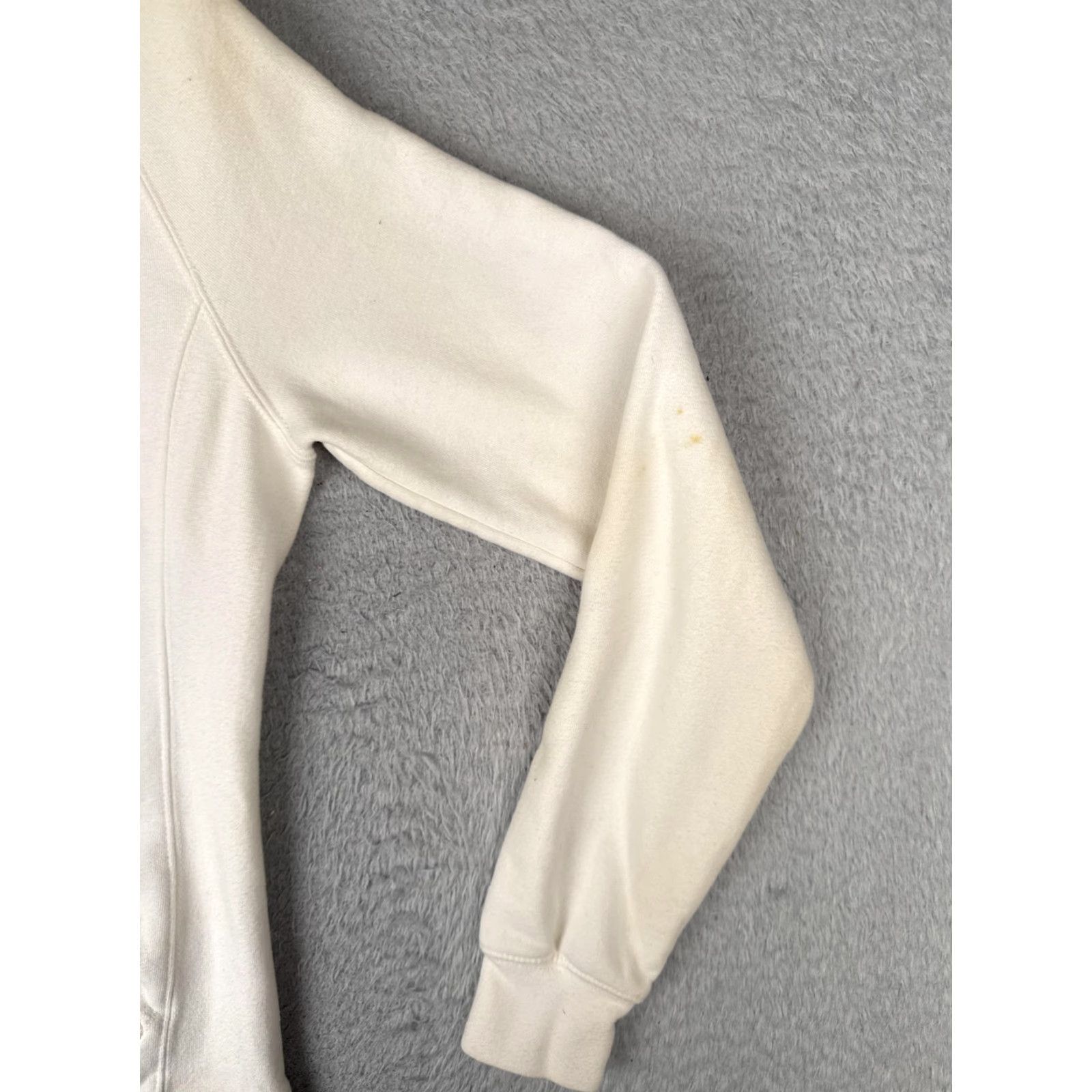 The North Face The North Face Hoodie Womens Medium White Red Logo Pullover Fleece Sweatshirt Size M / US 6-8 / IT 42-44 - 2 Thumbnail