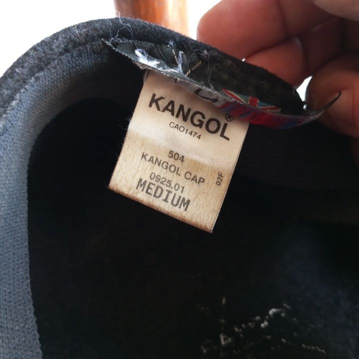 Kangol × Vintage Vintage Kangol Wool Flatcap newsboy cap Black england made Size 40 - 4 Thumbnail