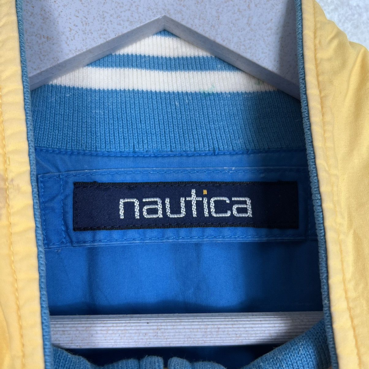 Mega Yacht × Nautica × Vintage 🔥 90s VINTAGE NAUTICA YACHT CLUB REVERSIBLE BOMBER JACKET Size US L / EU 52-54 / 3 - 17 Thumbnail