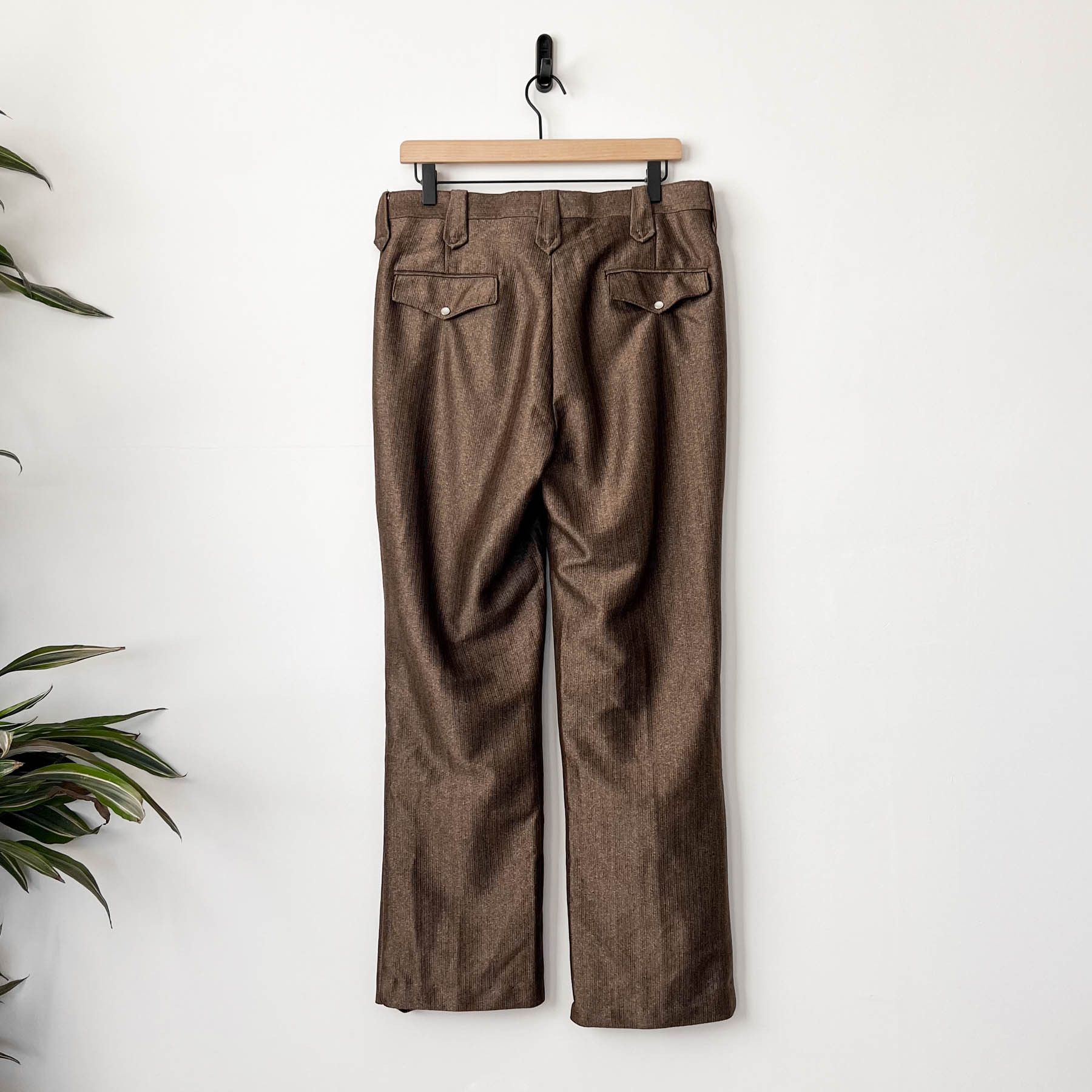 VTG Circle S Cowboy Western Pearl Snap Classic Trouser Pants