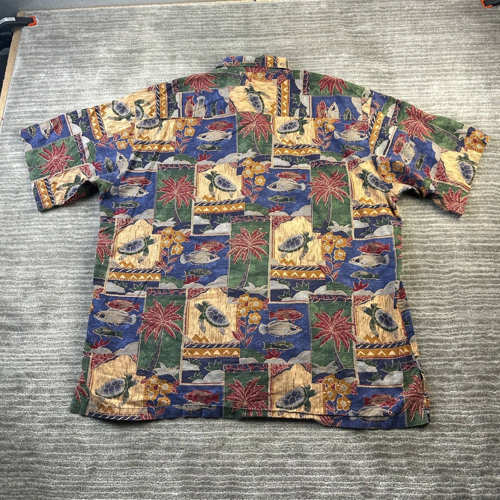 Tori Richard Tori Richard Mens Shirt Extra Large All Over Print Hawaiian Button Up Size US XL / EU 56 / 4 - 2 Thumbnail
