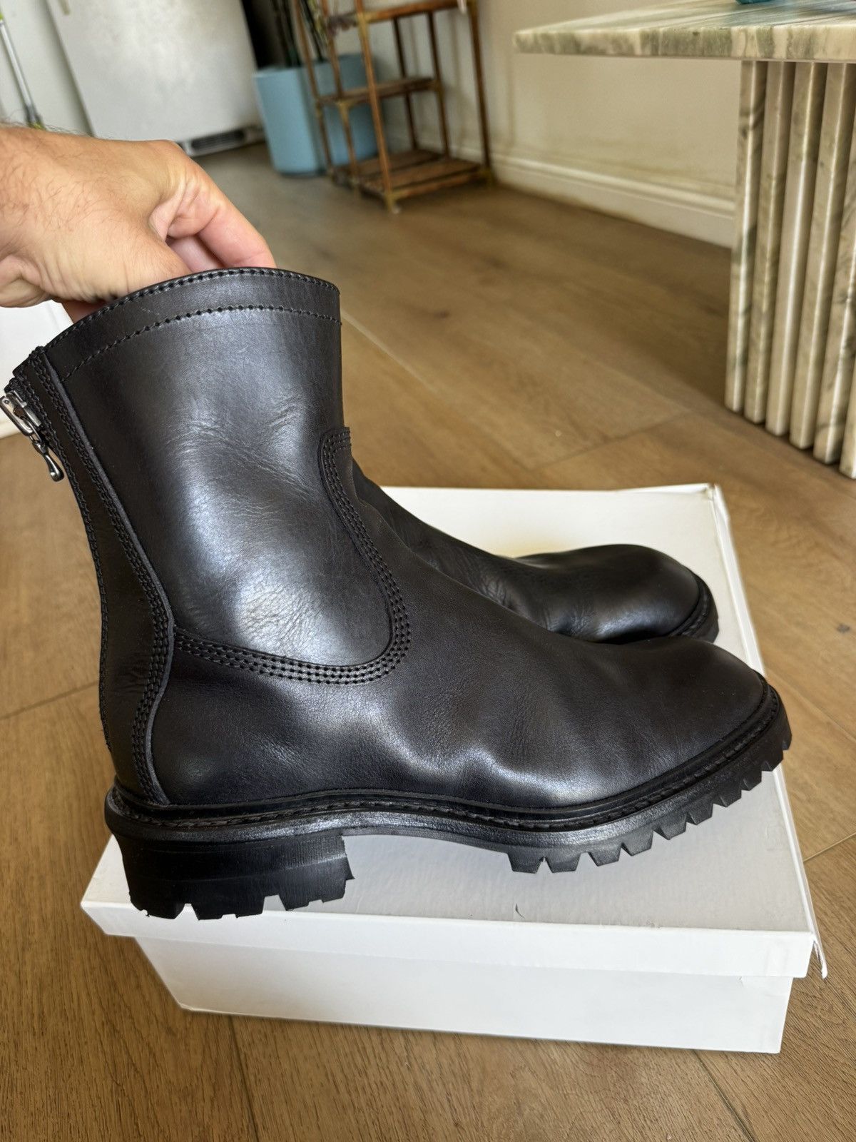 Julius × SIVA Julius X Siva Rare Spiral Zip Boots Size 27.5(10