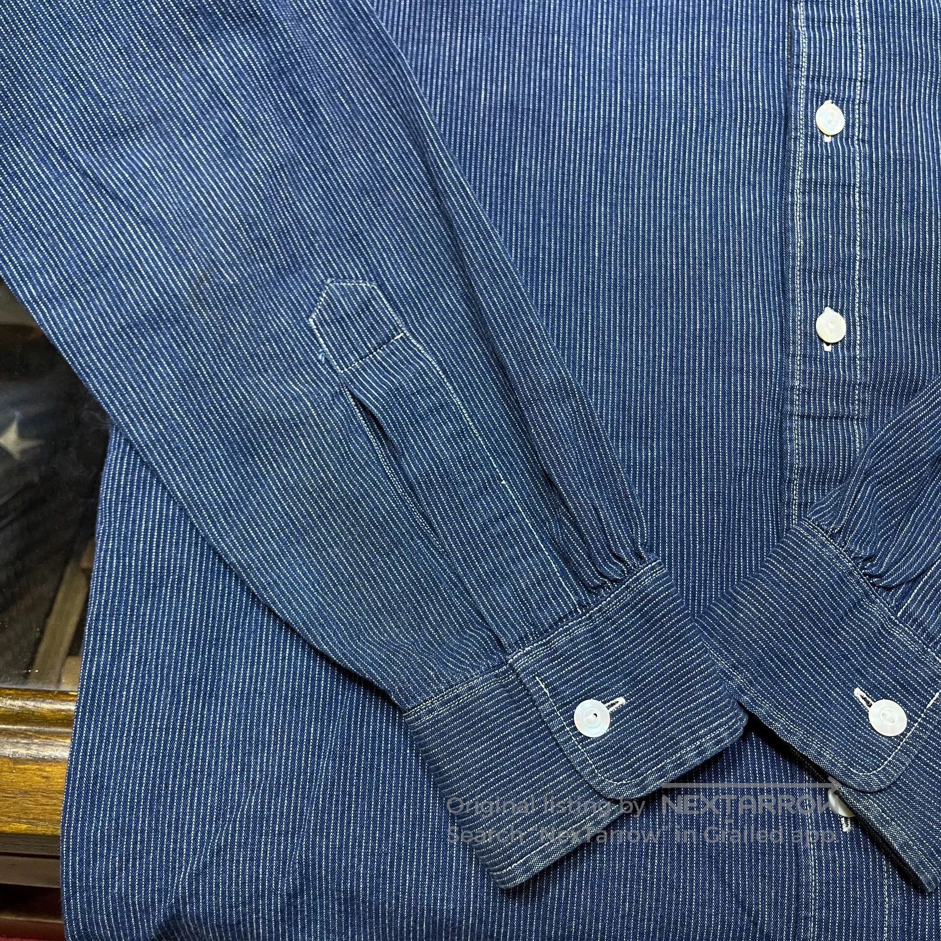 RRL Ralph Lauren RRL Striped Shirt by Ralph Lauren. Size US L / EU 52-54 / 3 - 7 Thumbnail