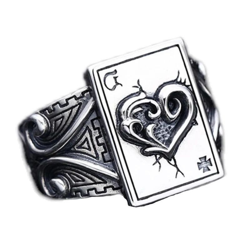 Jewelry × Vintage Vintage Gothic Poker Rings Size ONE SIZE - 6 Thumbnail