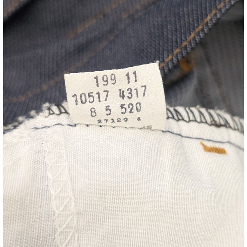 Levi's × Vintage Vintage 70s Levis 520 Orange Tab Talon Zipper pleated pants Size US 40 / EU 56 - 8 Thumbnail