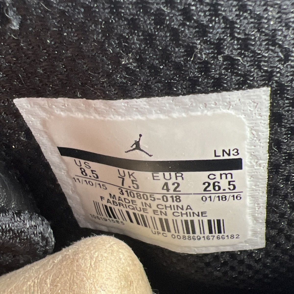 Jordan Brand Air Jordan 10 Paris Size US 8.5 / EU 41-42 - 8 Thumbnail