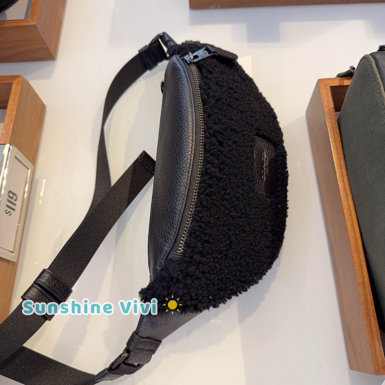 Coach NWT Coach Warren Mini Belt Bag CY884 Black Copper/Charcoa Size ONE SIZE - 2 Thumbnail