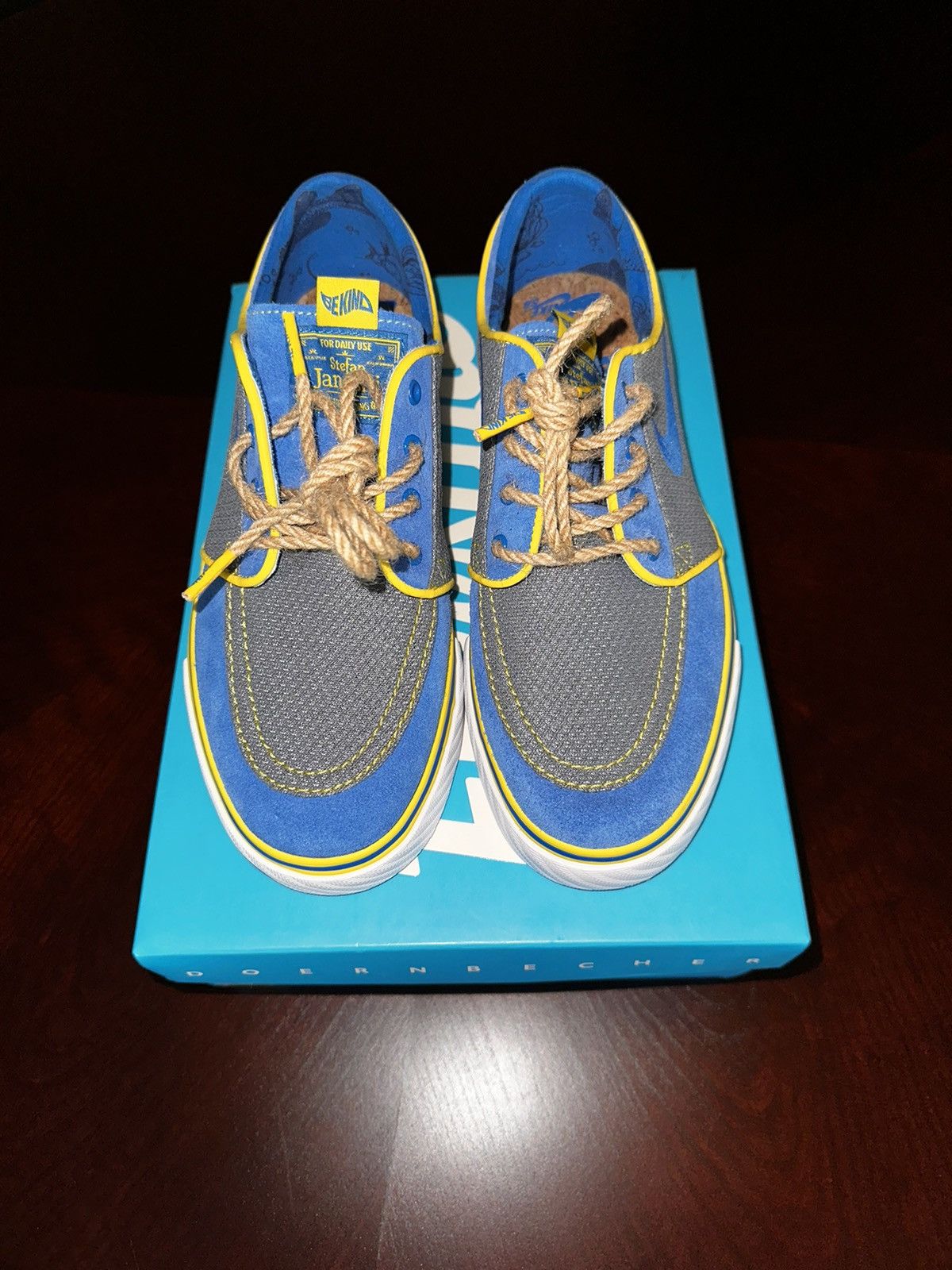 image of Nike Sb Zoom Stefan Janoski ‘Doernbecher’ Shoes in Blue, Men's (Size 6.5)