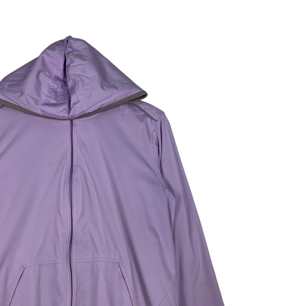 Uniqlo UNIQLO Hoodie Light Jacket in Light Purple Plain #1213-C55 Size M / US 6-8 / IT 42-44 - 6 Thumbnail