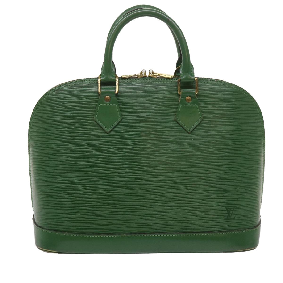 Louis Vuitton Alma Green Leather Handbag (Pre-Owned) Size ONE SIZE - 1 Thumbnail