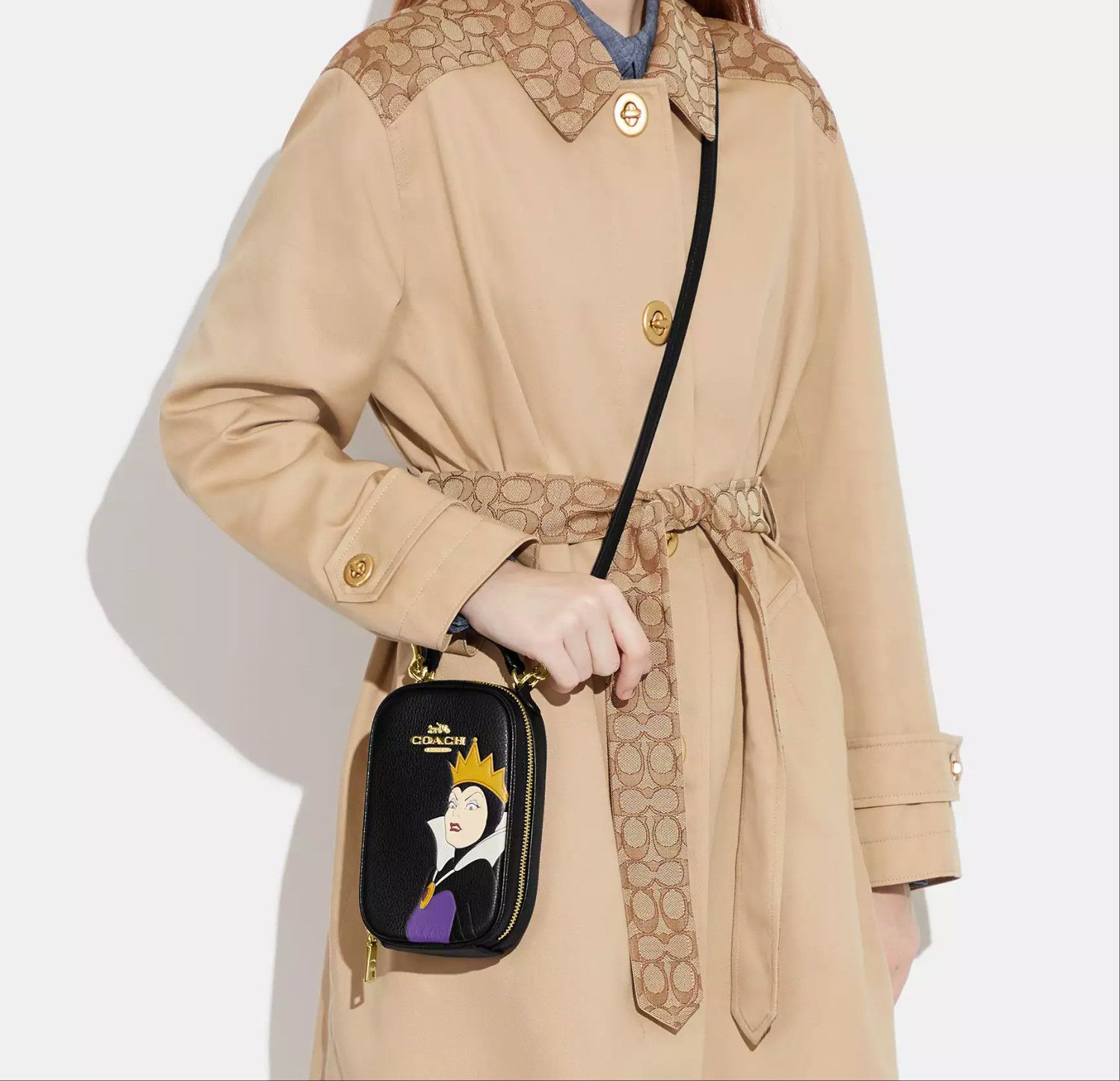Coach Disney X Coach Eva Phone Crossbody With Evil Queen Motif Size ONE SIZE - 9 Thumbnail