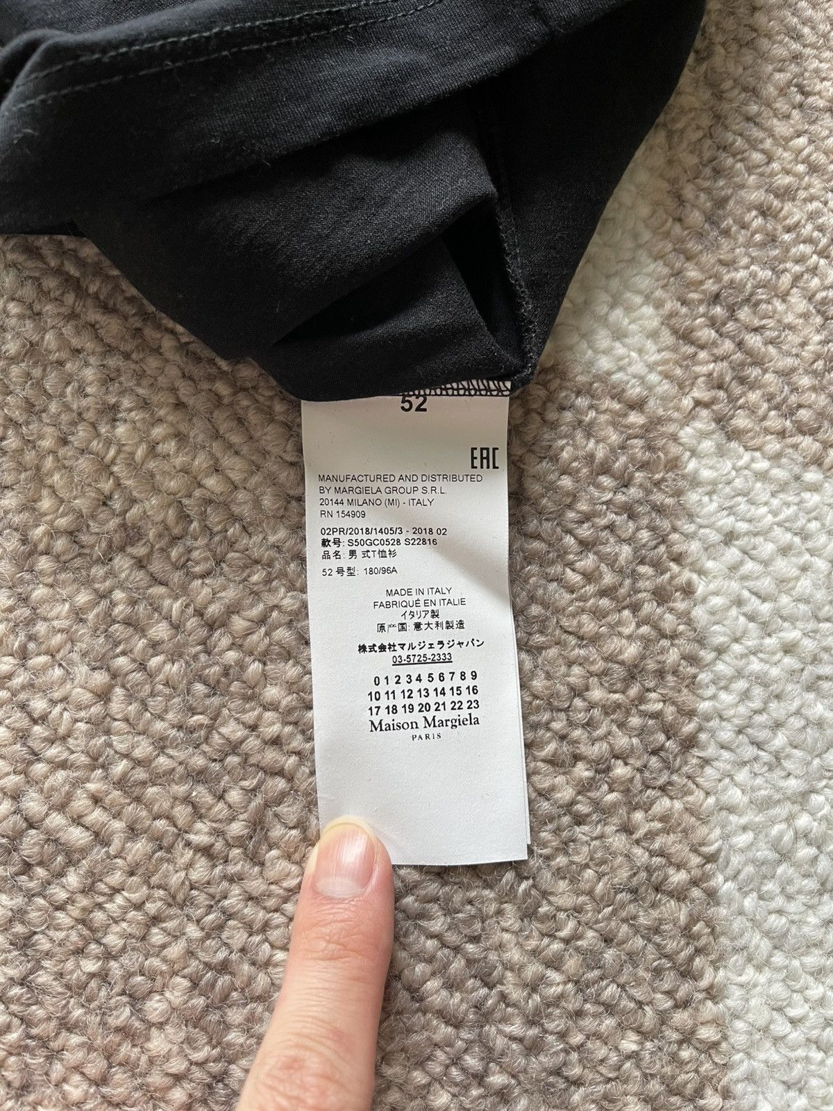 Maison Margiela Maison Margiela printed tshirt Size US L / EU 52-54 / 3 - 3 Thumbnail
