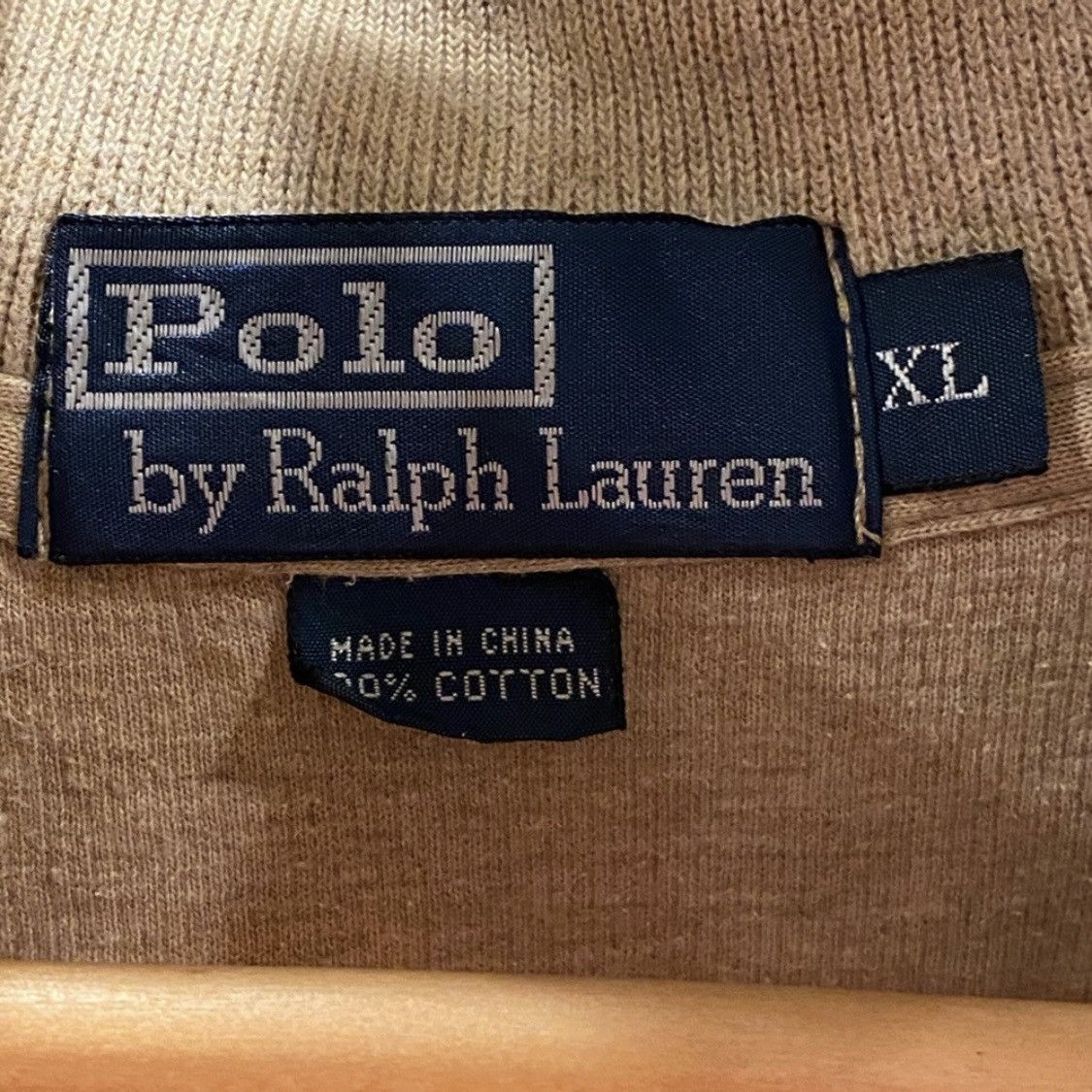 Polo Ralph Lauren Ralph Lauren Quarter Zip Tan Beige Sweatshirt Sweater XL Size US XL / EU 56 / 4 - 4 Thumbnail