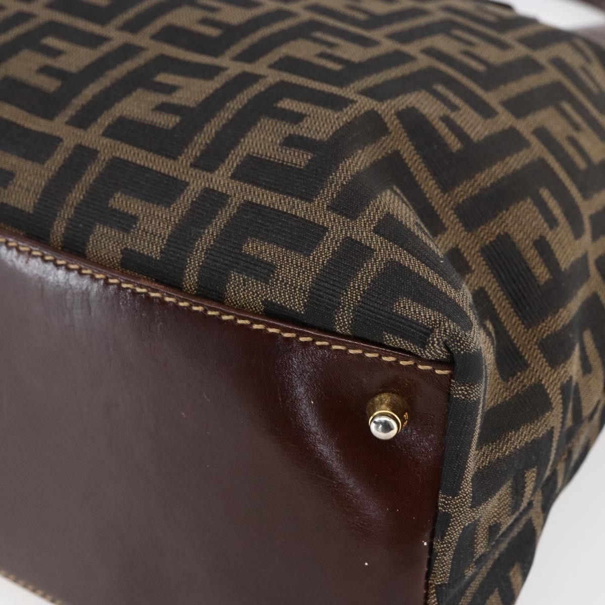 Fendi FENDI Zucca Canvas Mamma Baguette Hand Bag Black Brown Size ONE SIZE - 15 Thumbnail