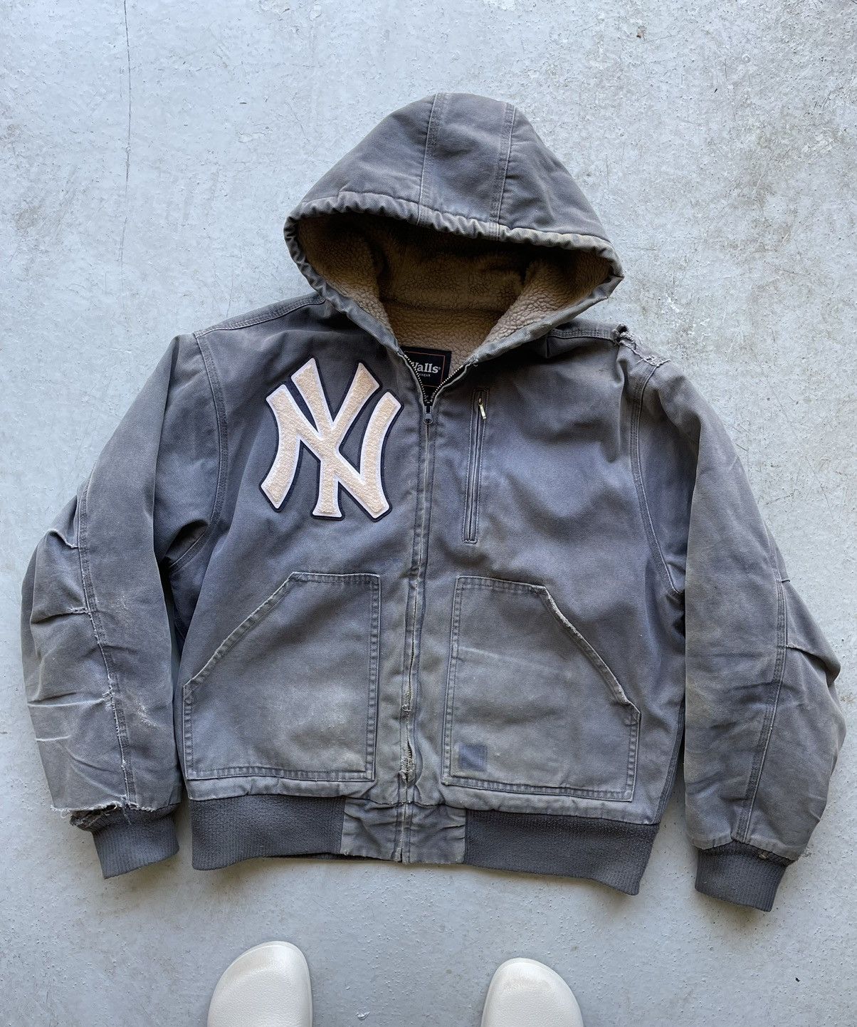 Other RARE VINTAGE x NY x CARHARTT STYLE HOODED JACKET Size US M / EU 48-50 / 2 - 2 Thumbnail