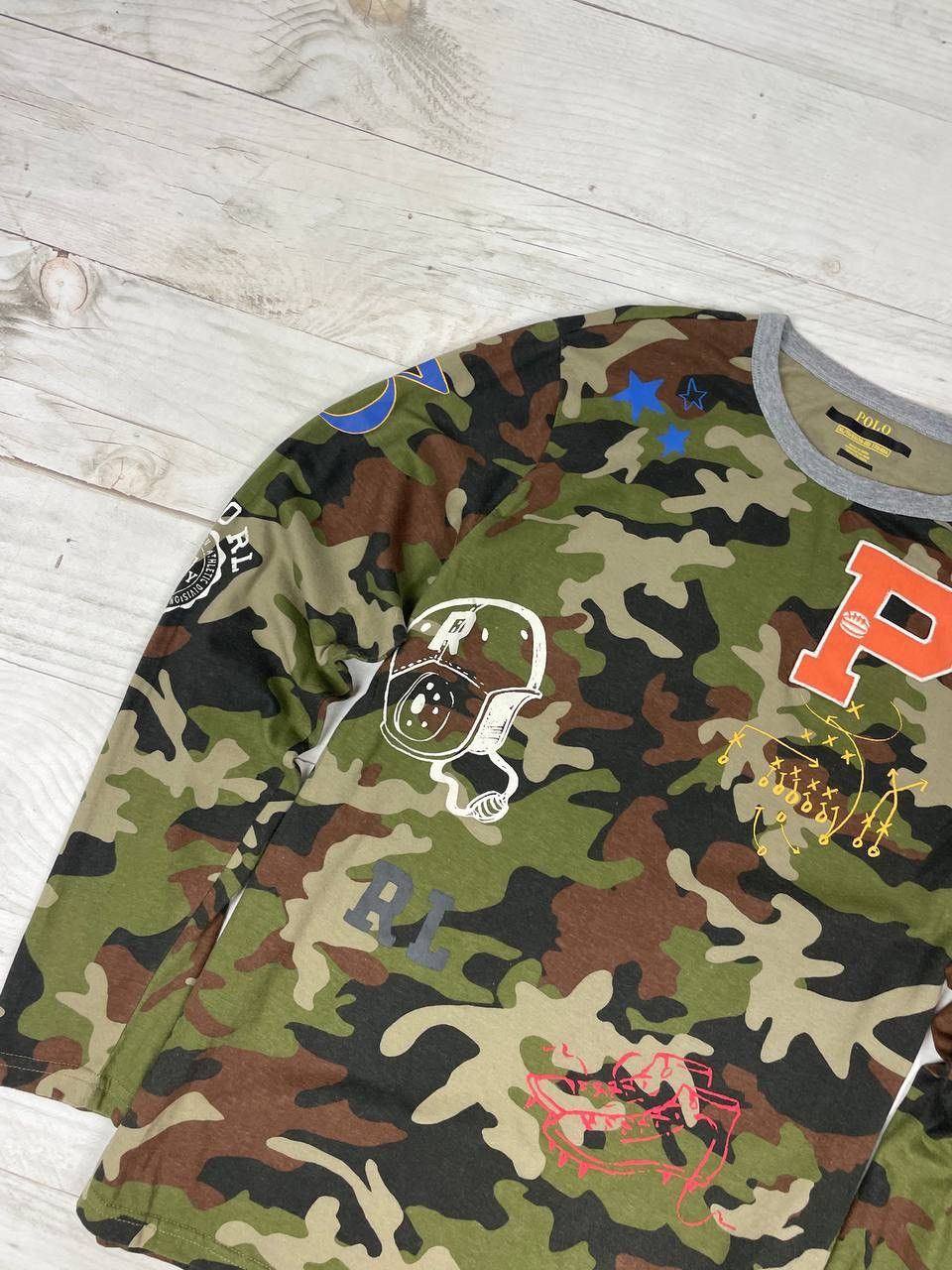 Polo Ralph Lauren Polo Ralph Lauren T-Shirt Long Sleeve Camo Size US M / EU 48-50 / 2 - 5 Thumbnail