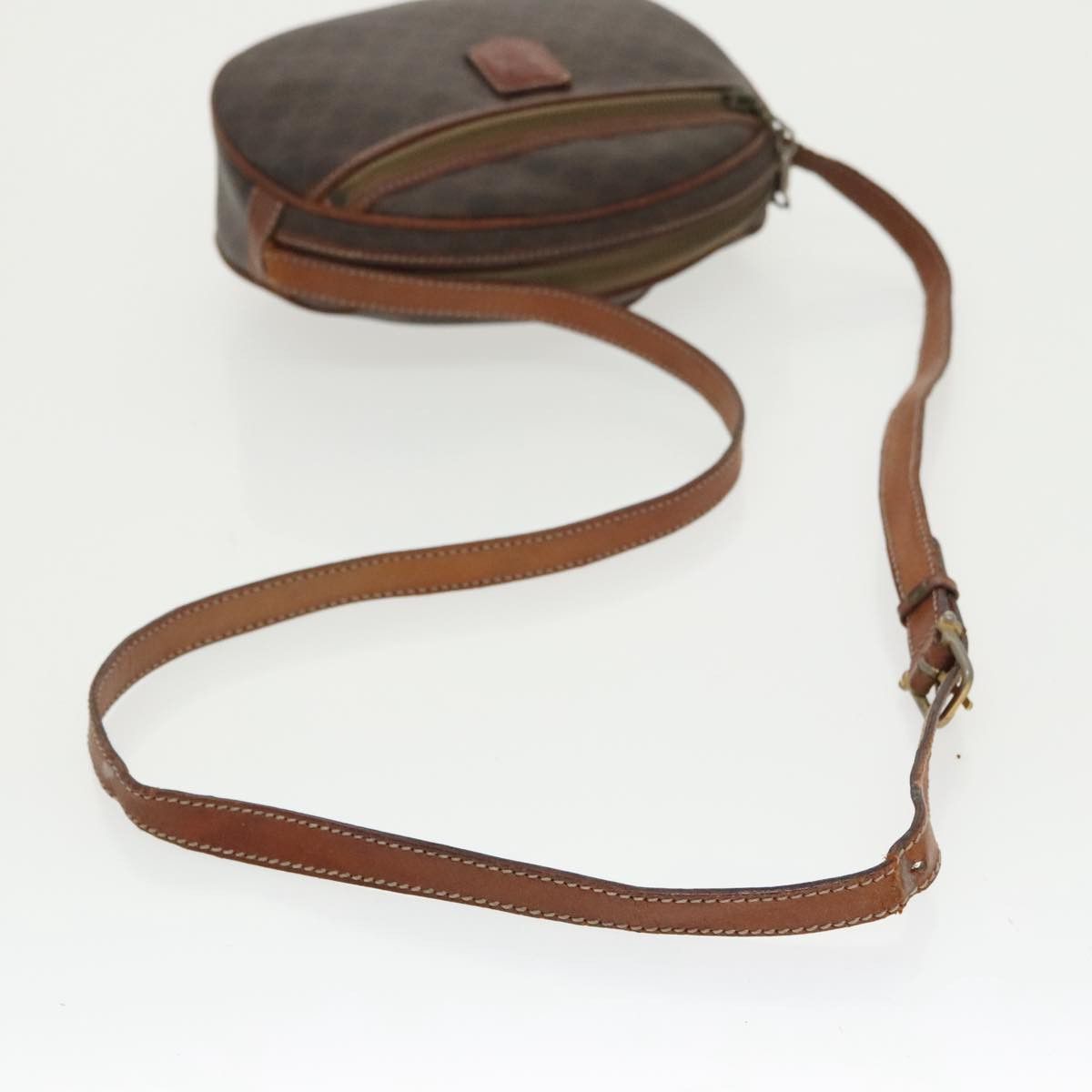 Celine CELINE Macadam Canvas Shoulder Bag Pvc Leather Brown Gold Size ONE SIZE - 7 Thumbnail