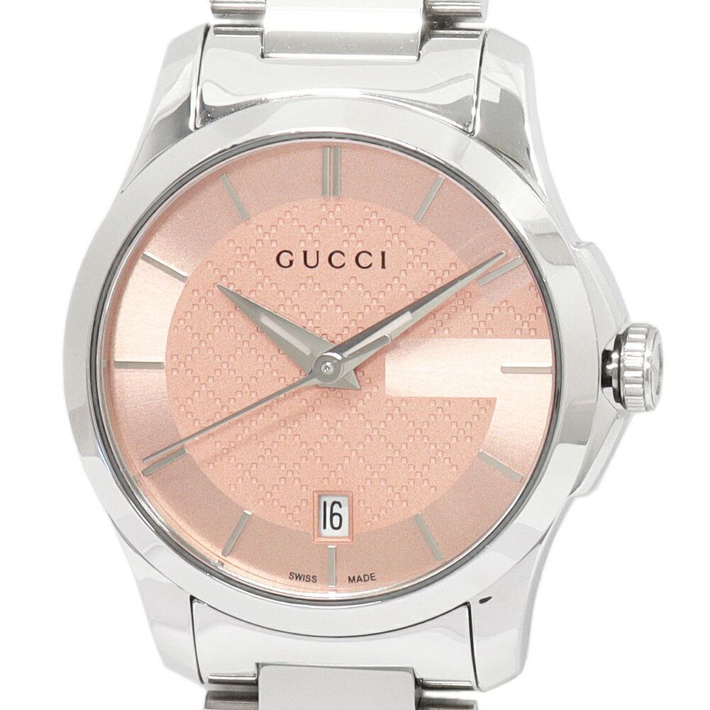 Gucci Gucci Gucci G-Timeless Stainless Steel Watch Metal Quartz 126.5 YA126524 DUTY FREE for USA Size ONE SIZE - 1 Thumbnail