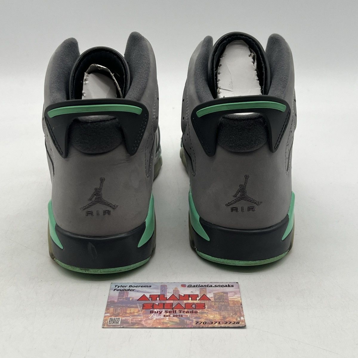 Jordan Brand Air Jordan 6 green glow Size US 8.5 / EU 41-42 - 3 Thumbnail