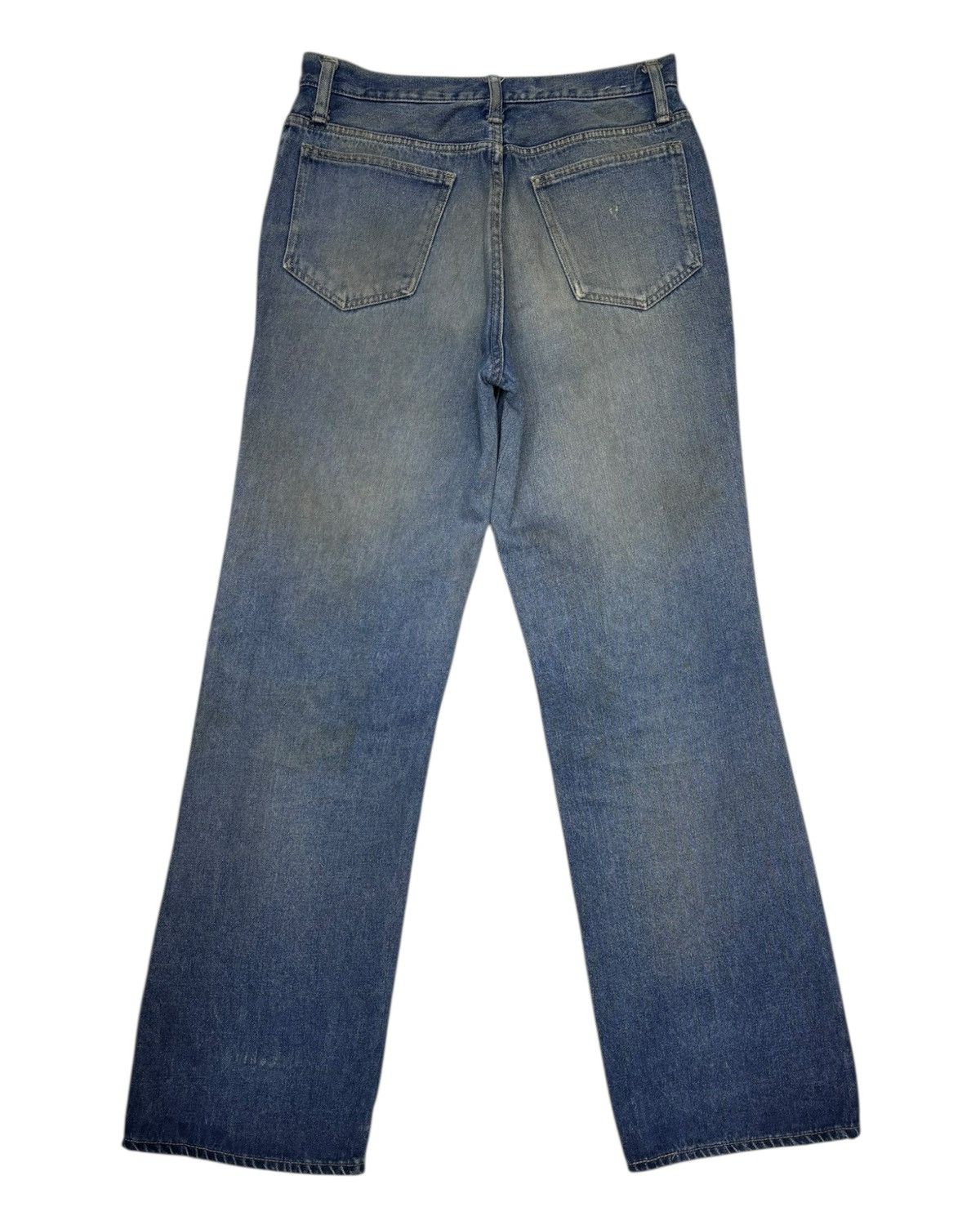 Japanese Brand × Jean Vintage Japanese Brand Mooneyes Patches Loose Fit Denim Jean Size US 30 / EU 46 - 7 Thumbnail