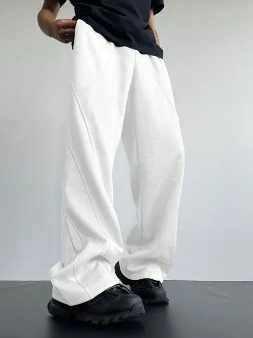 Japanese Brand × Vintage Casual Loose fit Wide Y2k Sweatpants Size US 34 / EU 50 - 3 Thumbnail