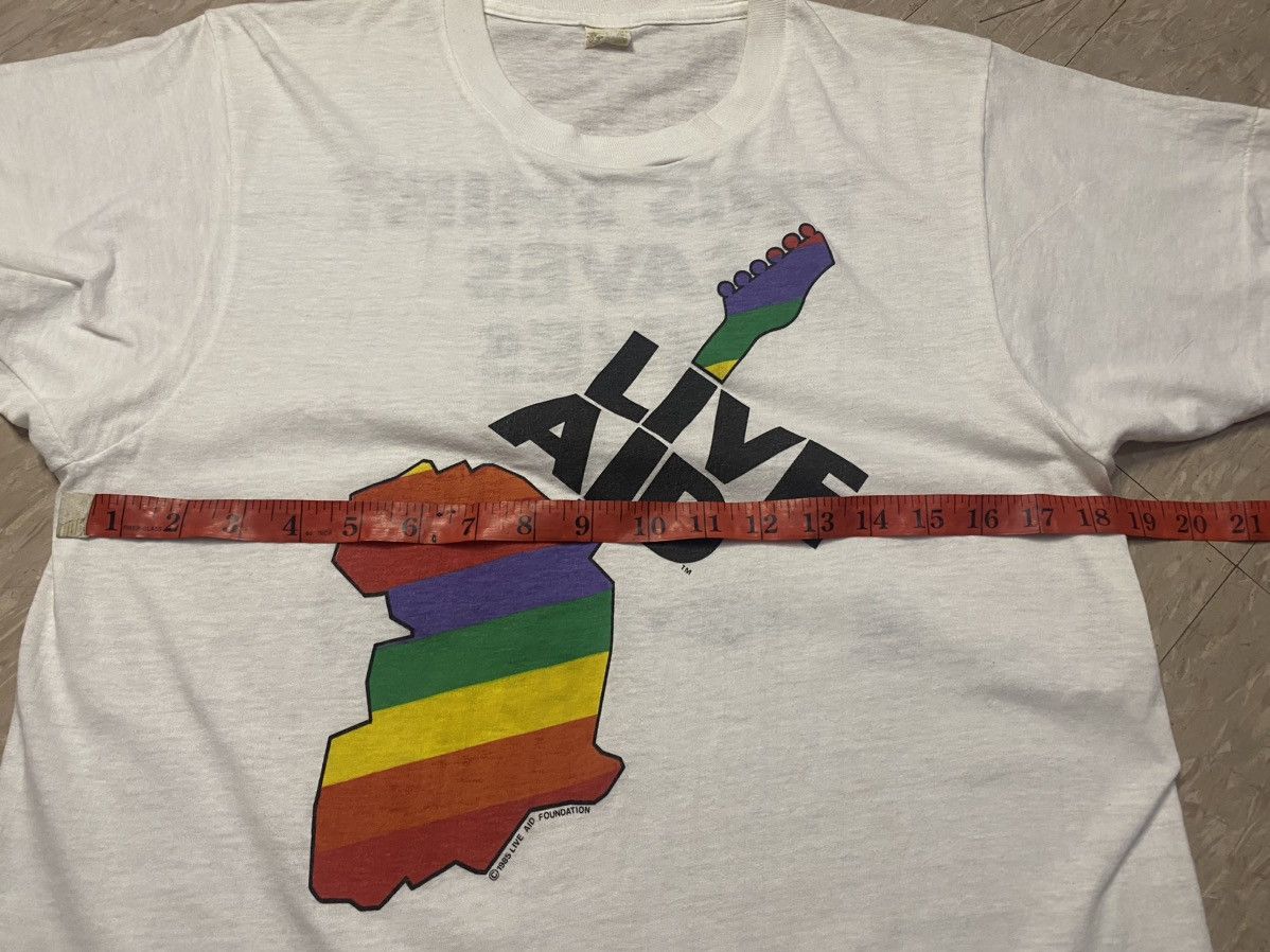 Band Tees × Vintage Vintage live aid foundation 1985 tour t-shirt Size US L / EU 52-54 / 3 - 8 Thumbnail