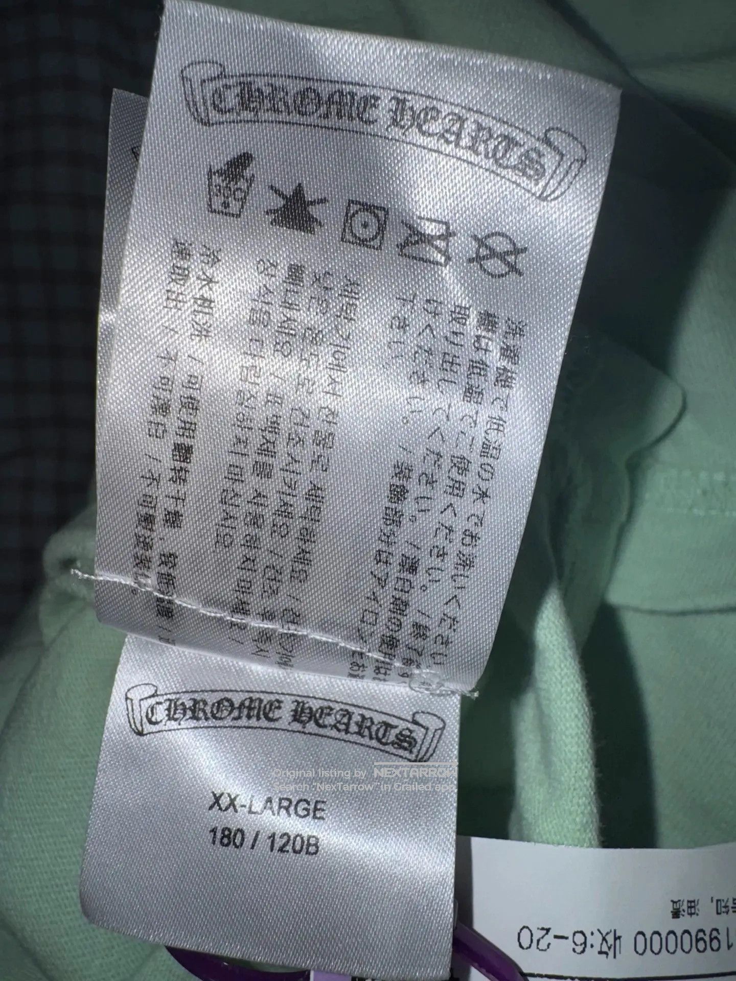 Chrome Hearts Matty Boy Mint Green Tee 2XL, Men's (Size Xxl) — image 6 of 6