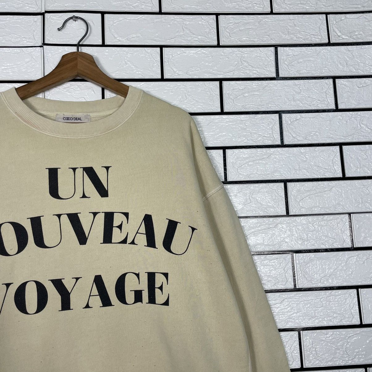 Japanese Brand Un Nouveau Voyage Crewneck Sweatshirt Size US M / EU 48-50 / 2 - 5 Thumbnail