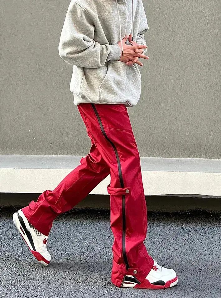 Japanese Brand × Vintage Straight side zipper buckle casual pants Size US 32 / EU 48 - 6 Thumbnail