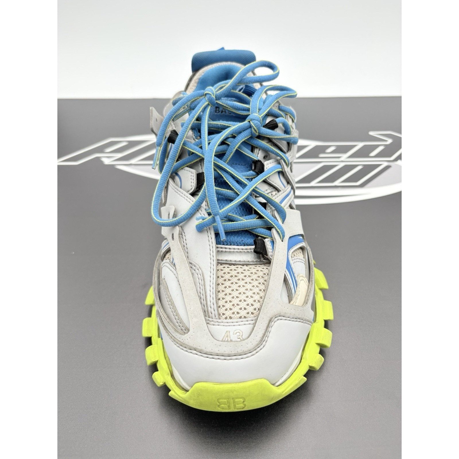 Balenciaga Balenciaga Track Sneaker ' Grey Blue ' | GOOD CONDITION! Size US 10 / EU 43 - 12 Thumbnail