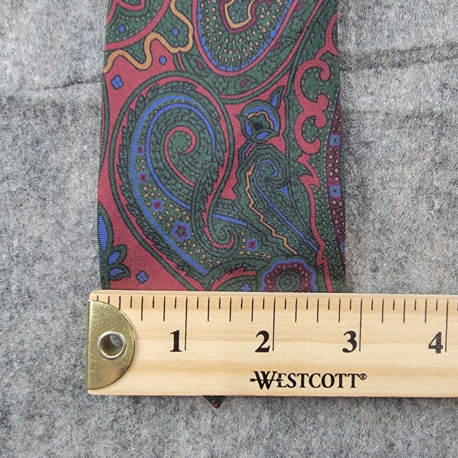 Polo Ralph Lauren Polo Ralph Lauren Silk Slim Skinny Neck Tie Paisley Size ONE SIZE - 9 Thumbnail