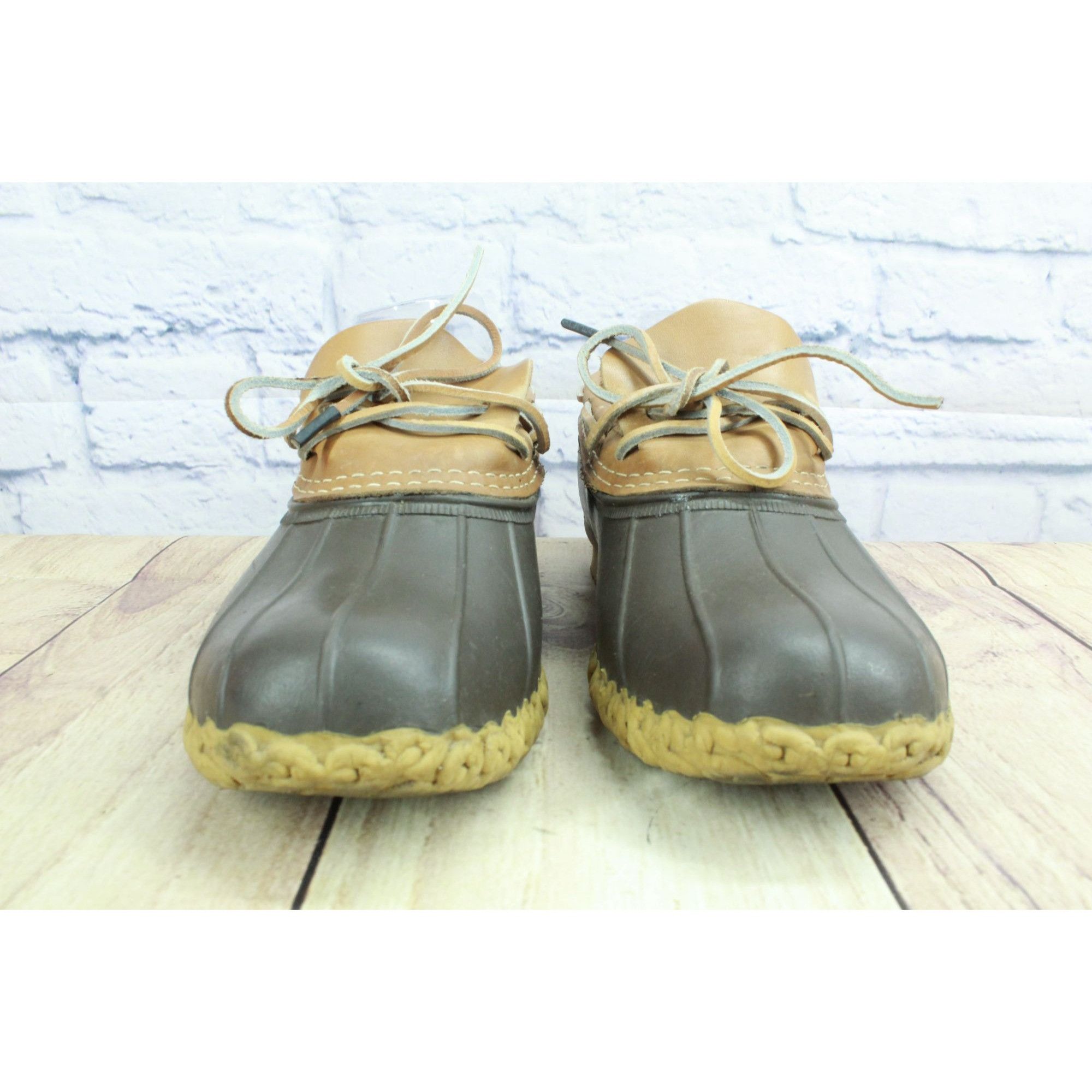 L.L. Bean LL Bean Brown Leather Duck Boots Size US 8 / IT 38 - 4 Thumbnail