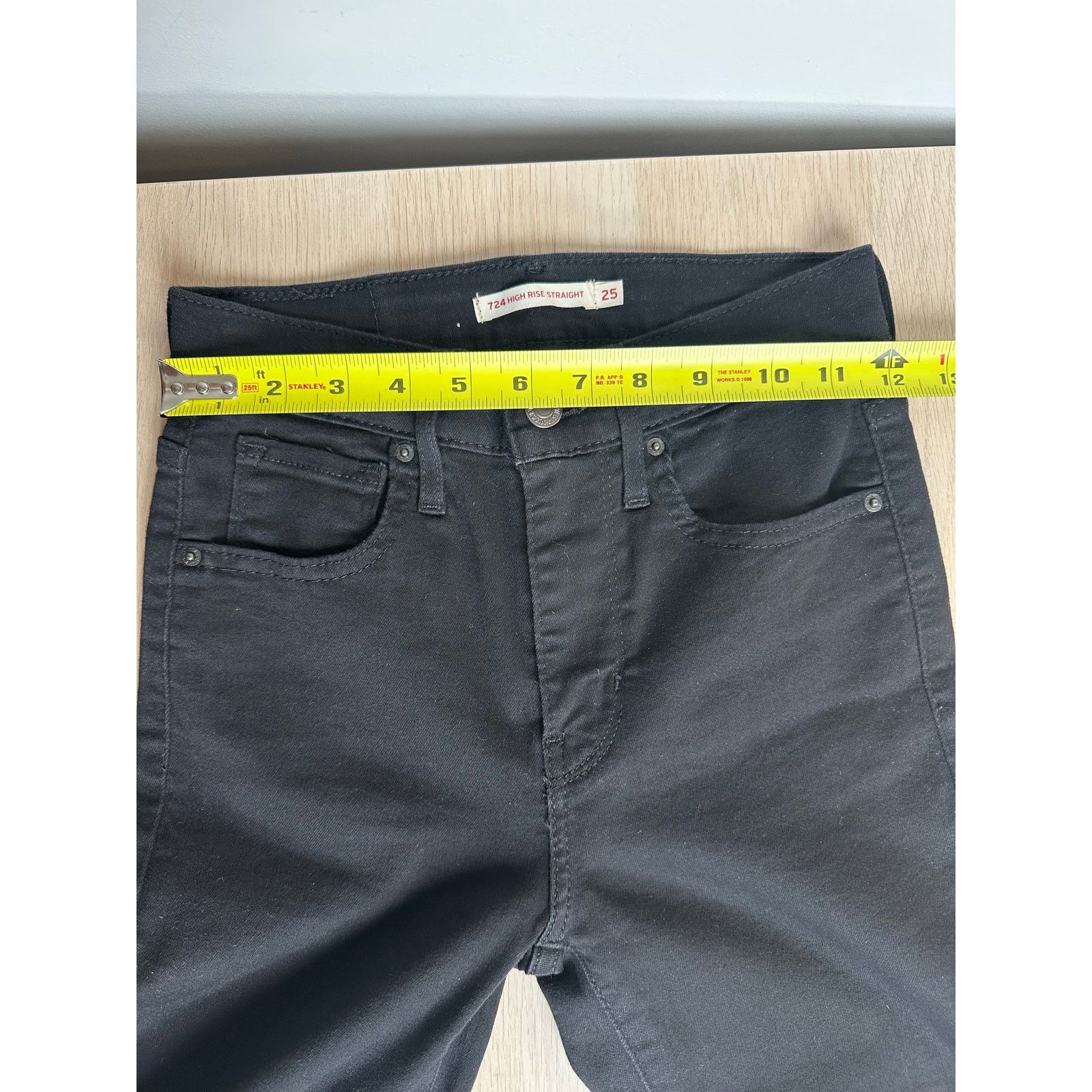 Levi's Levi’s High Raise Straight 724 - Size 25 - MINT Size 25" / US 0 / IT 36 - 6 Thumbnail