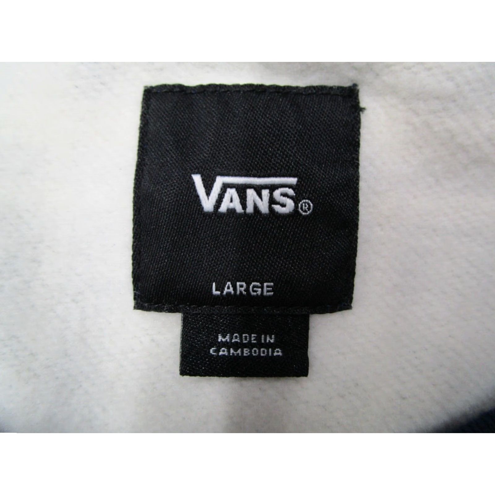Vans VANS Mens Blue Plaid Sweatshirt Crew Neck Long Sleeve Pullover Embroidered Spellout Logo Shirt Size US L / EU 52-54 / 3 - 3 Thumbnail