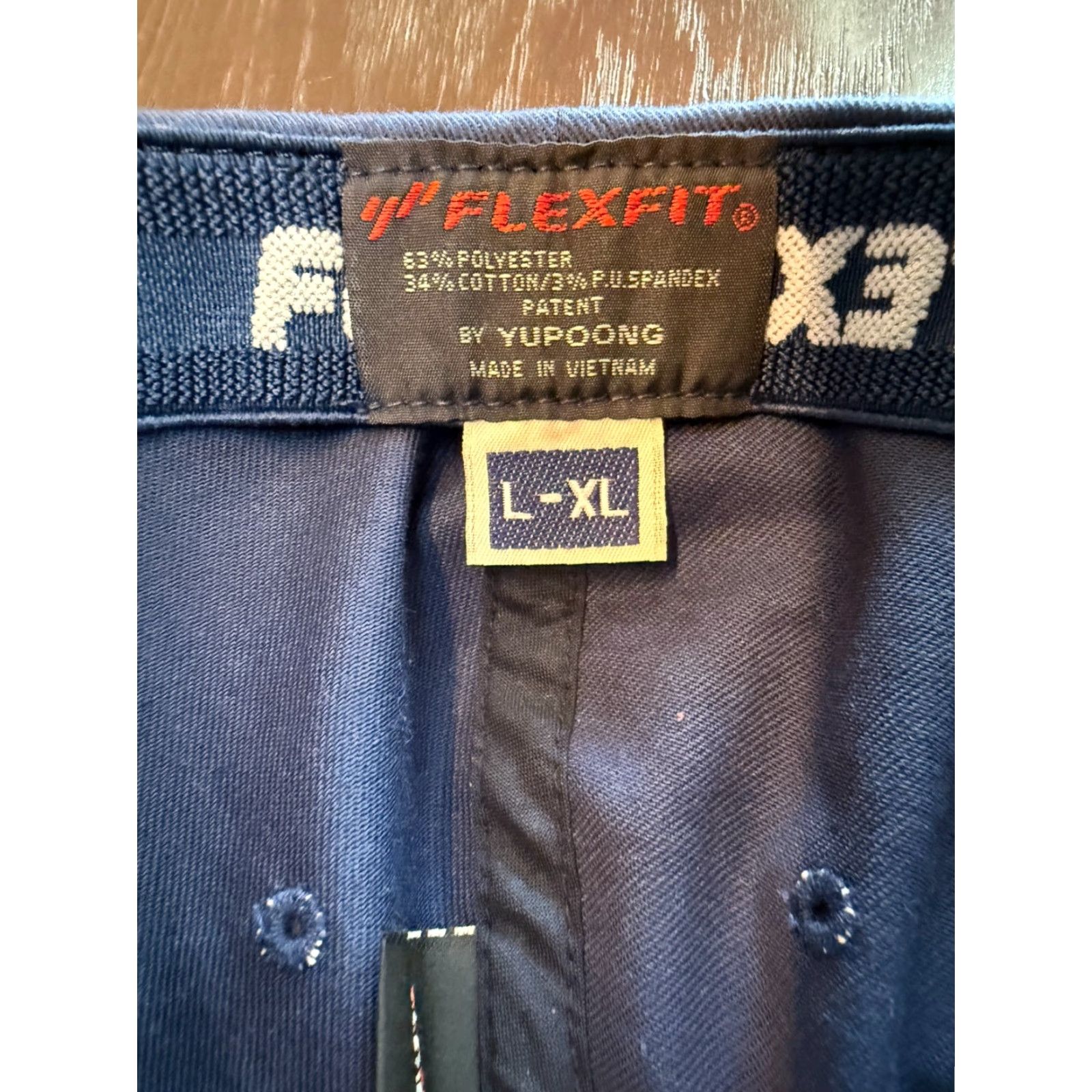 Vintage SpaceX Hat Mens Large Blue Flexfit Yupoong Performance Space Embroidered Logo Size ONE SIZE - 7 Thumbnail