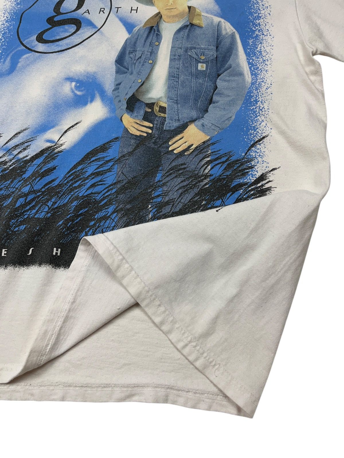 Band Tees Vintage 1996 Garth Brooks Fresh Horses World Tour T-shirt Size US L / EU 52-54 / 3 - 3 Thumbnail