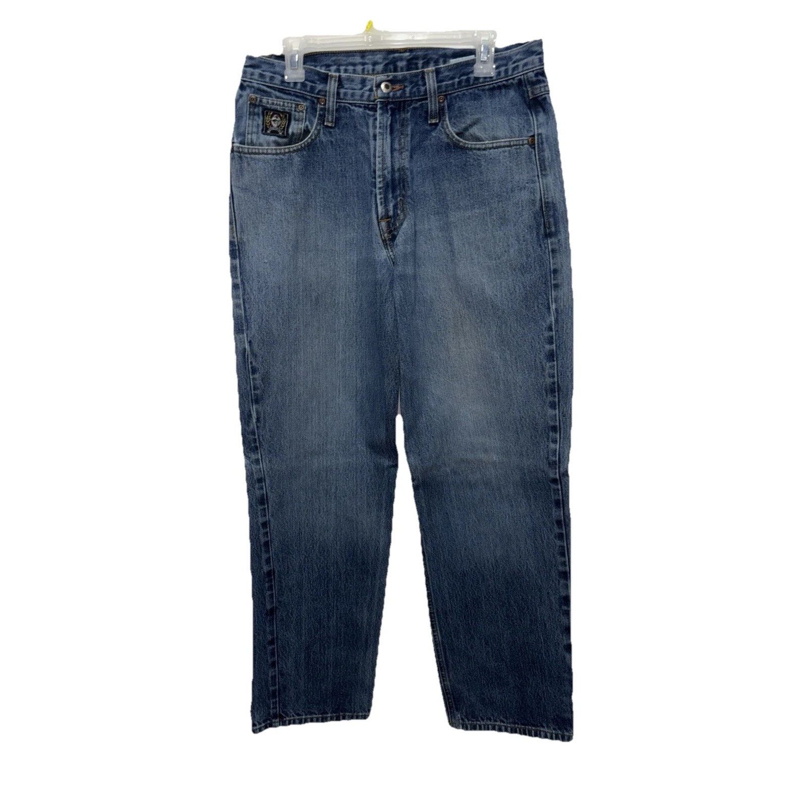 CINCH Cinch Jeans Mens 33X32 Blue Dark Wash Straight Leg Jeans EUC Size US 33 - 1 Thumbnail