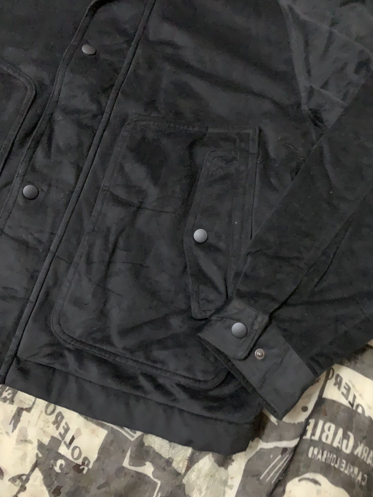 Gianni Valentino 💥Vintage Gianni Valentino Velvet Black Jacket Size US L / EU 52-54 / 3 - 5 Thumbnail