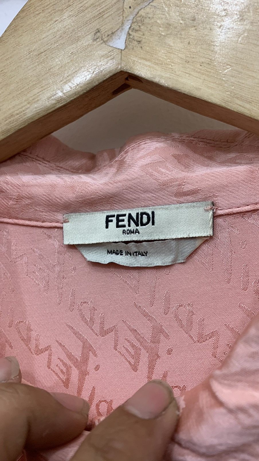 Designer × Fendi FENDI Silk Shirt Crop Size M / US 6-8 / IT 42-44 - 3 Thumbnail