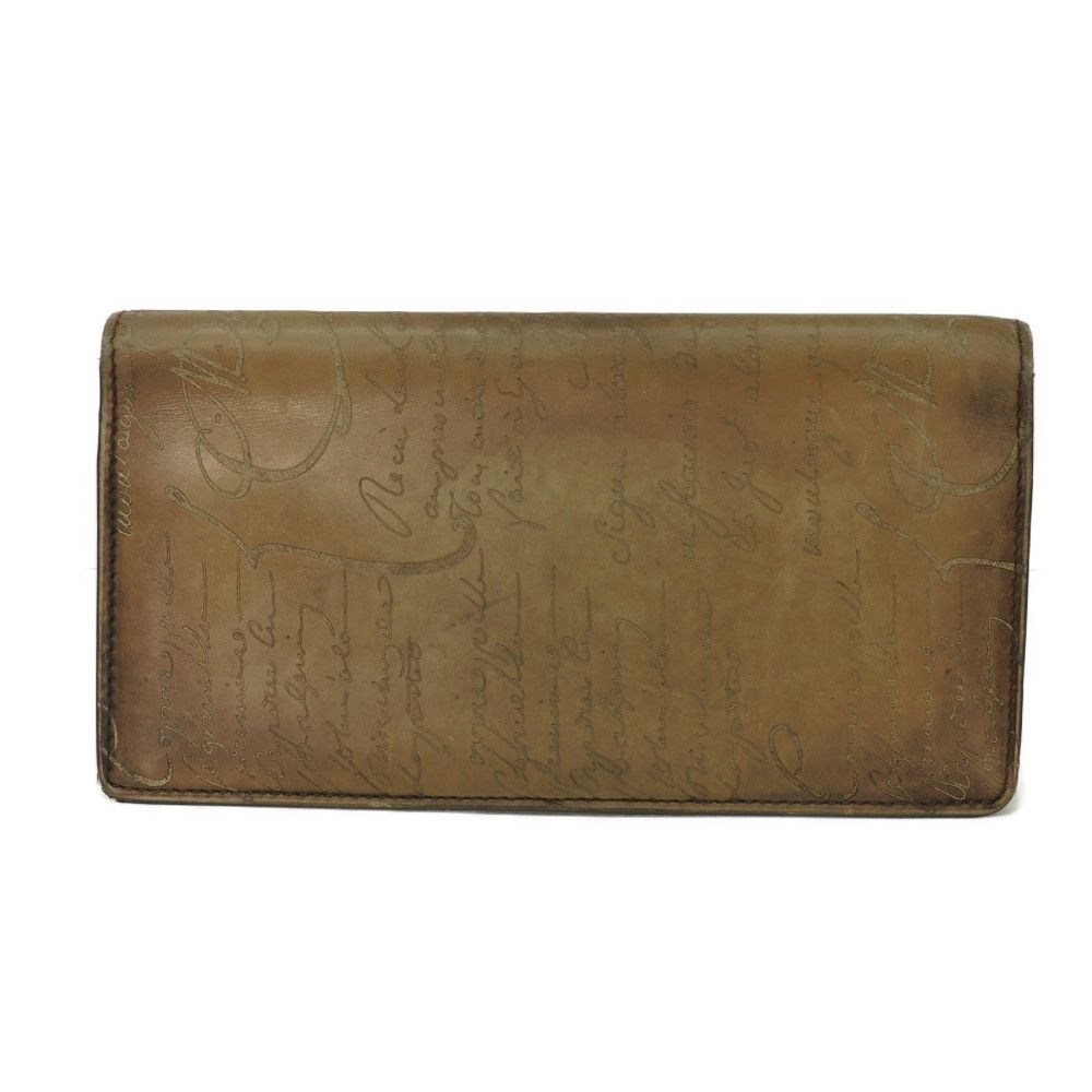 Berluti Berluti Berluti Scritto Venezia Calf Long Wallet Leather Long Wallet DUTY FREE for USA Size ONE SIZE - 1 Thumbnail