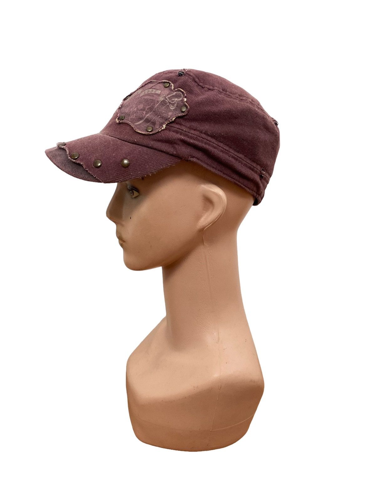 If Six Was Nine × Japanese Brand × Le Grande Bleu (L.G.B.) Skull studded patrol cap Size ONE SIZE - 3 Thumbnail