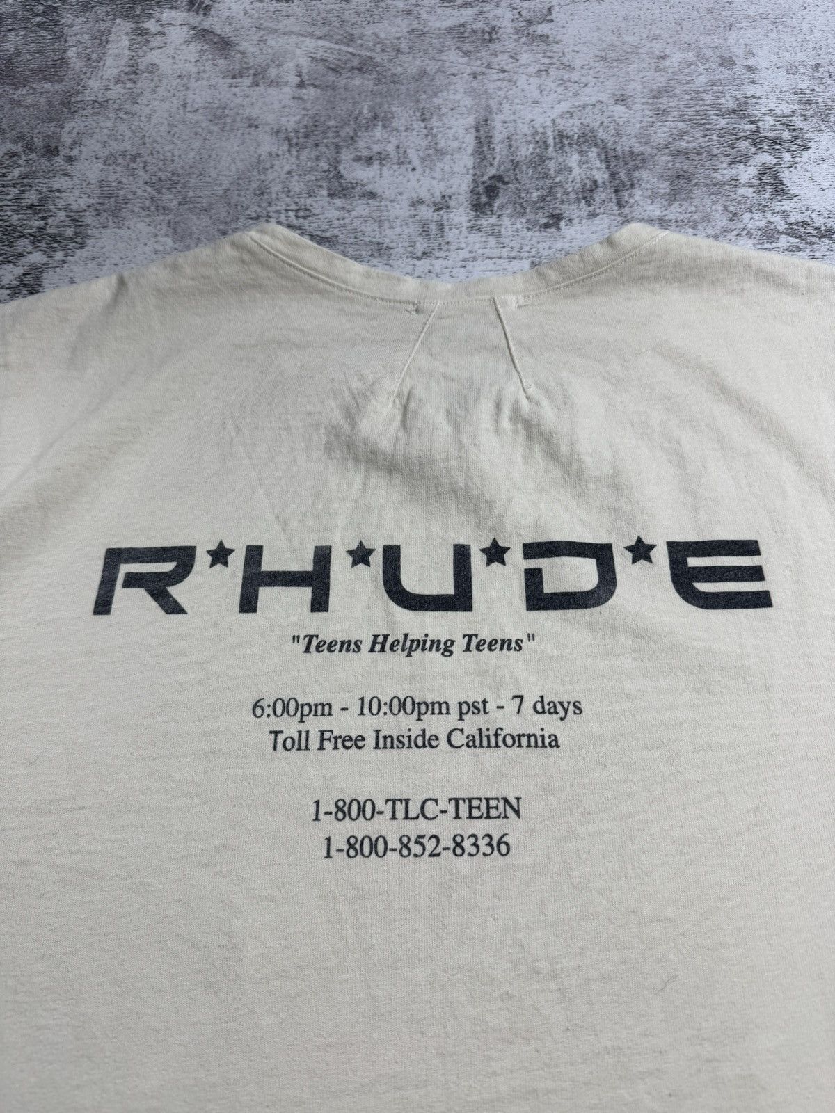 Rhude RHUDE I am Close to Giving Up Rap Hip Hop Jersey T Shirt Tee Size US M / EU 48-50 / 2 - 19 Thumbnail