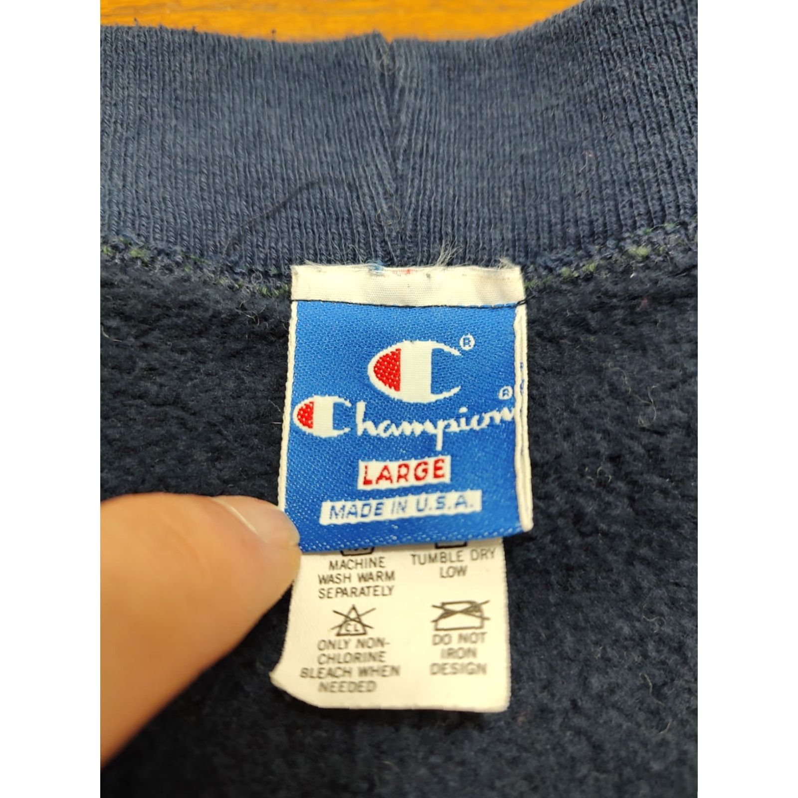 Champion VINTAGE Champion Cardigan Mens L Navy St Thomas Embroidered Logo Made In USA 80s Size US L / EU 52-54 / 3 - 5 Thumbnail