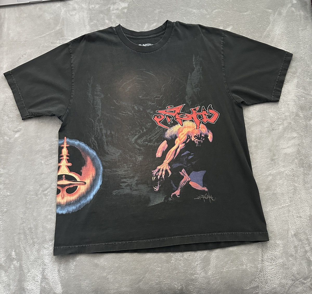 トップス CJ X WWE SAGE THE STAGE TEE travis scott Streetwear