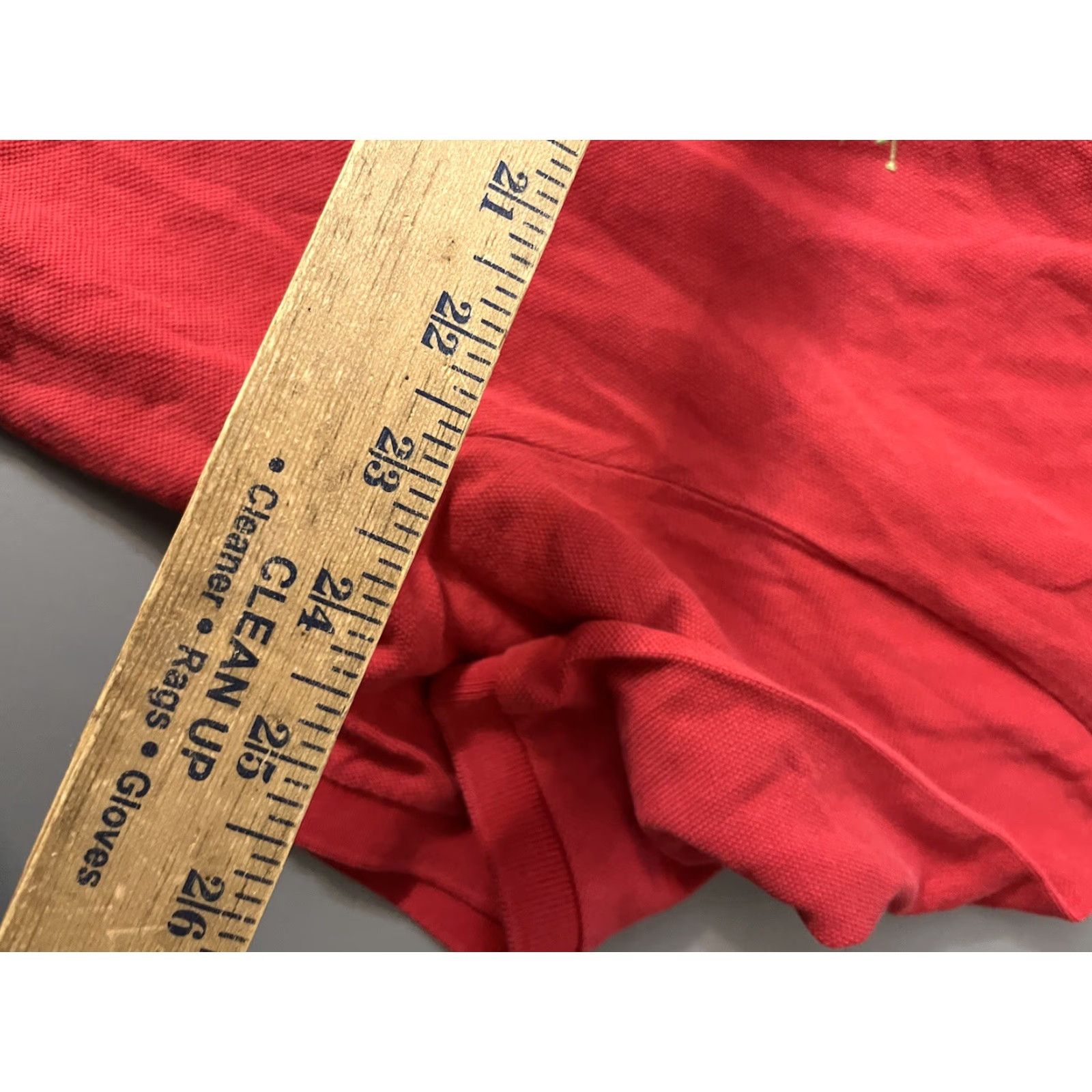 Polo Ralph Lauren VINTAGE POLO Ralph Lauren Mens S/S Custom Fit Polo Red W/ Logo Sz 2XL Size US XXL / EU 58 / 5 - 5 Thumbnail