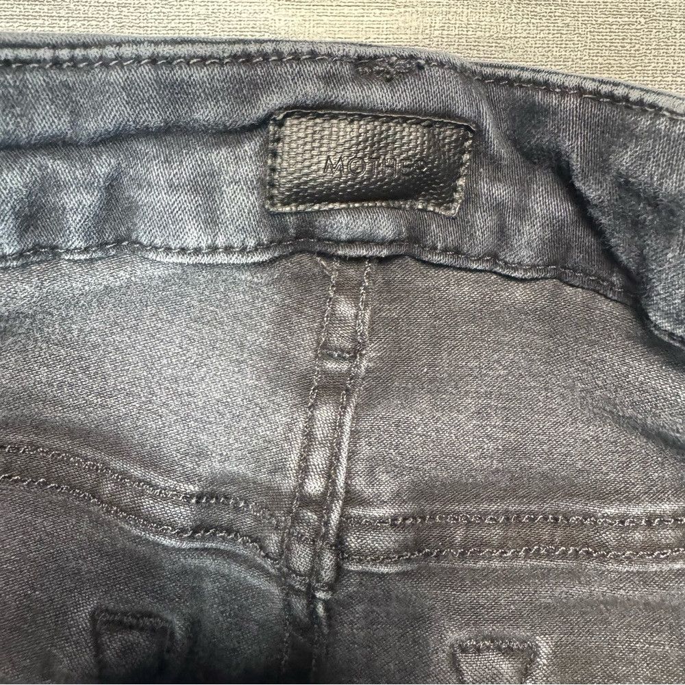 MOTHER MOTHER The Looker Ankle Fray Blackbird Jeans Size 25 Size 25" / US 0 / IT 36 - 6 Thumbnail