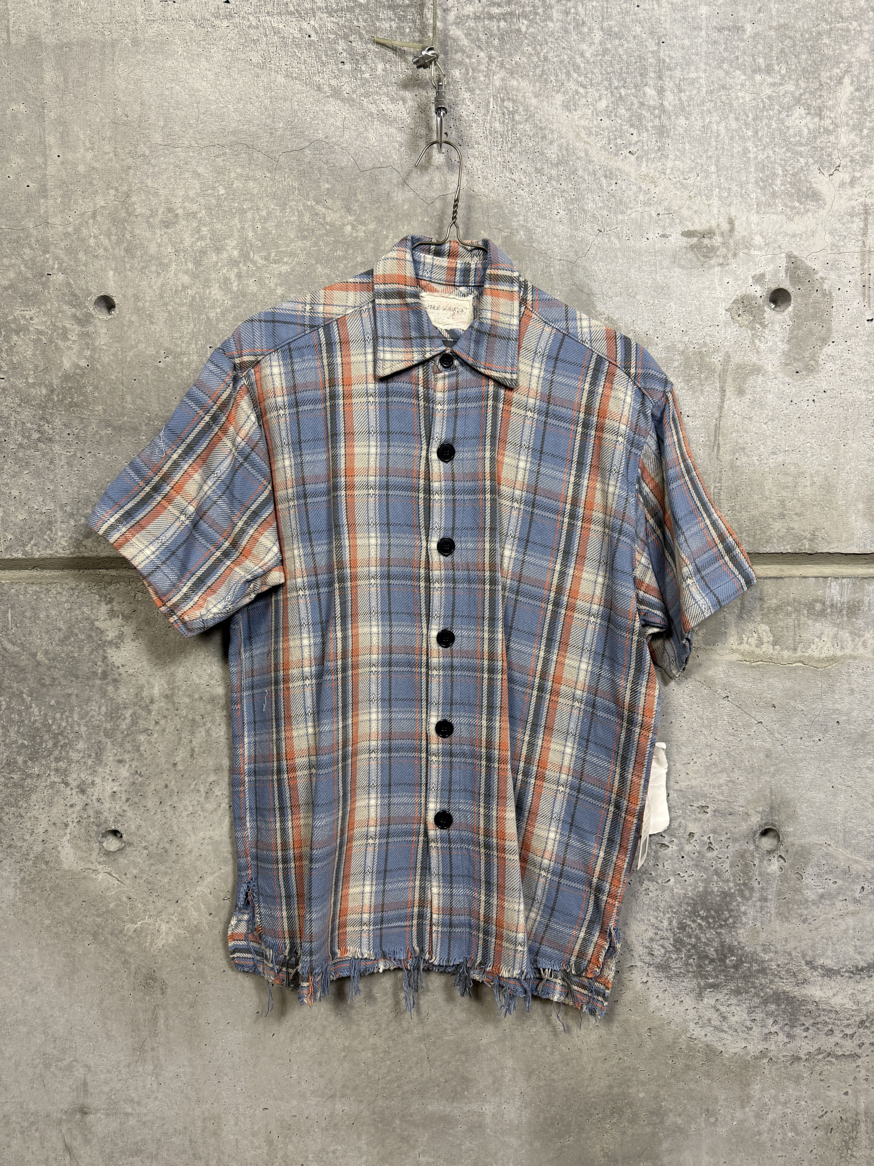 Greg Lauren $750 Greg Lauren Plaid SS Studio Faded Shirt Size US S / EU 44-46 / 1 - 4 Thumbnail