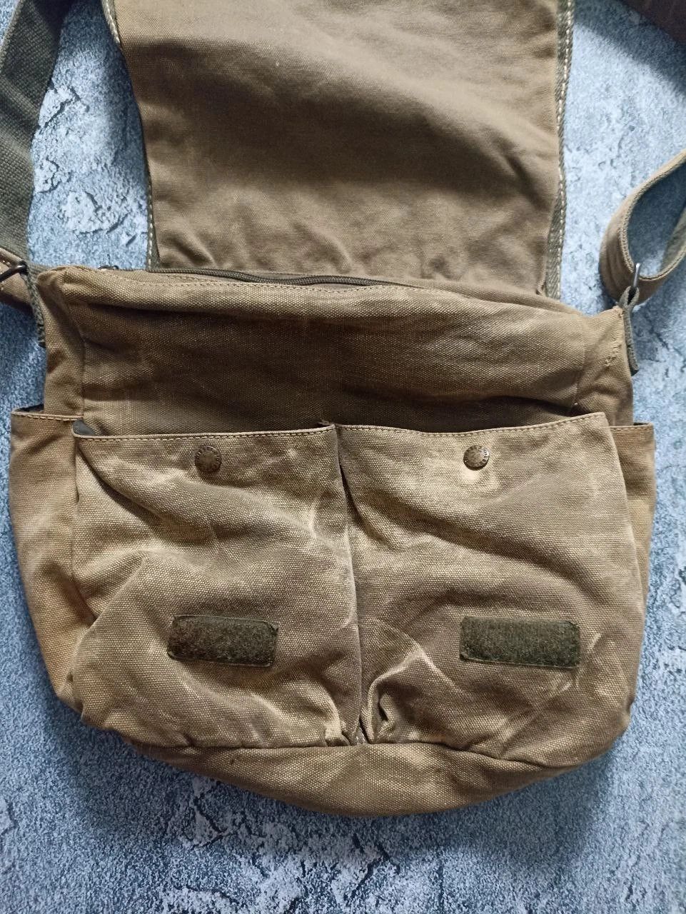 Diesel DIESEL 90S ARCHIVE MILITARY DISTRESSED COTTON BAG Khaki Used Size ONE SIZE - 5 Thumbnail