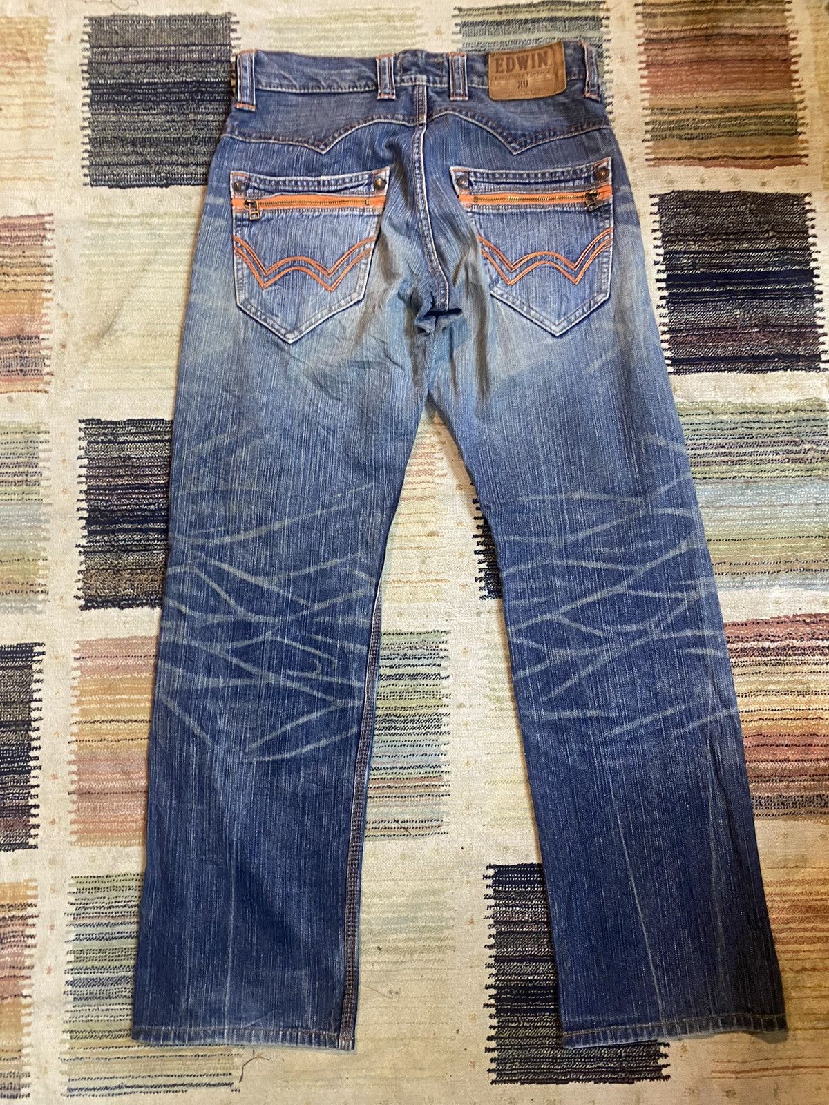 Edwin × Japanese Brand × Vintage 🔥 Very Rare 🔥 Vintage Edwin Denim Pants Size US 31 - 5 Thumbnail
