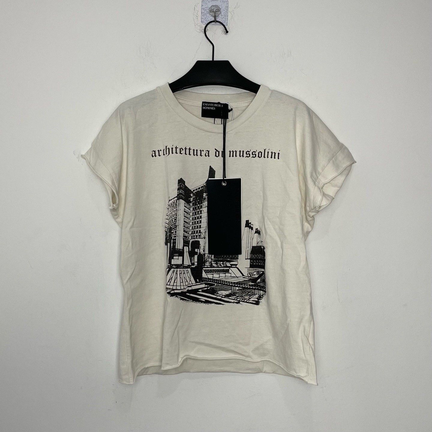 Enfants Riches Deprimes ERD 25SS Rib Knit Short Sleeve White Size US XL / EU 56 / 4 - 1 Thumbnail
